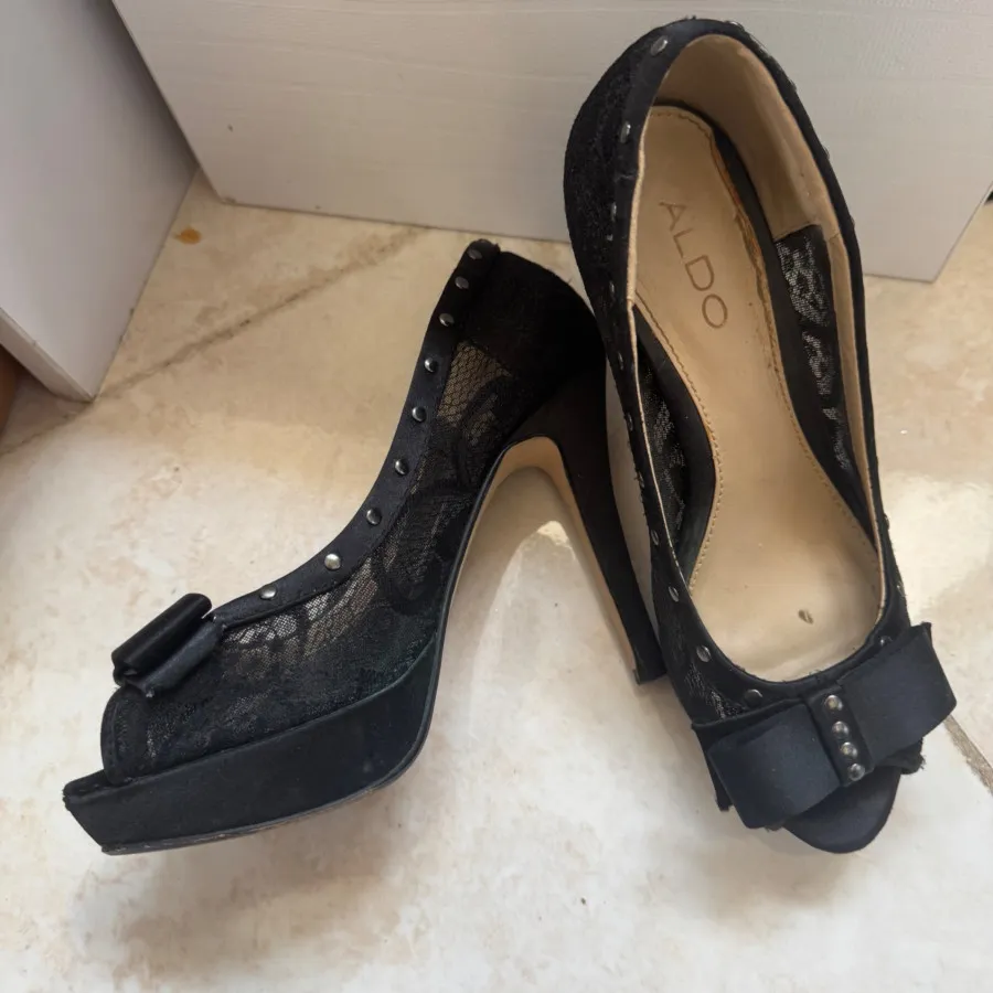 کفش پاشنه بلند مشکی Aldo