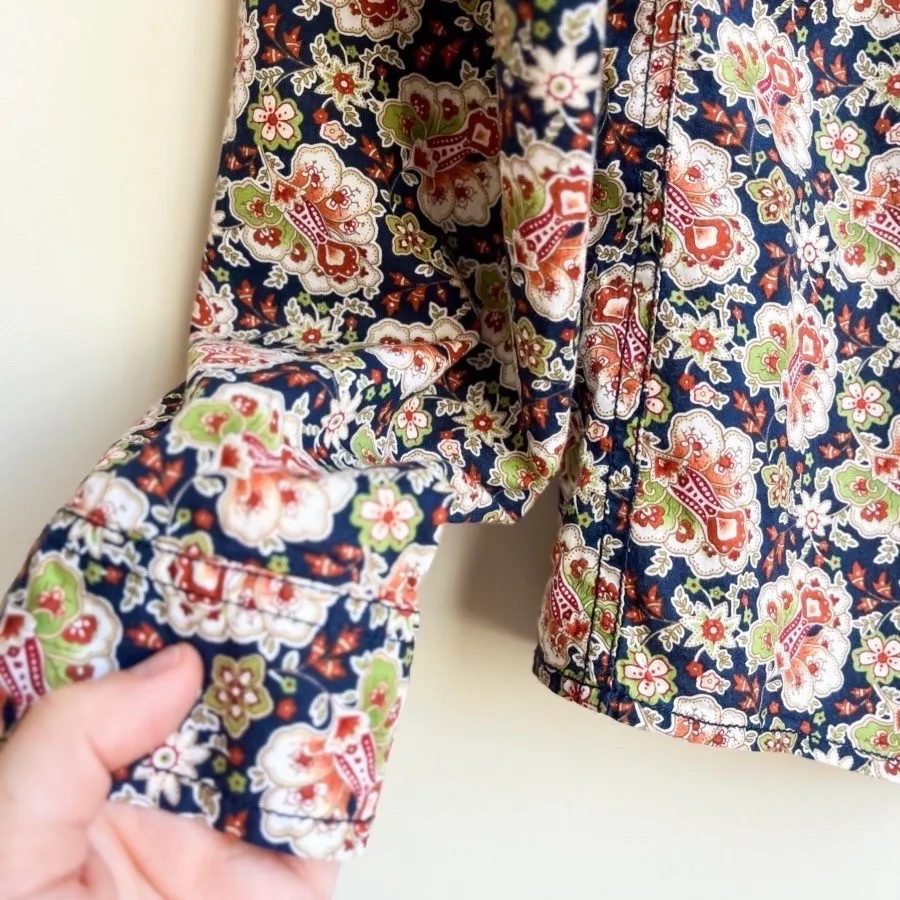 شومیز فلورال نخی