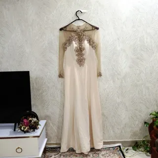 پیراهن مجلسی کار شده