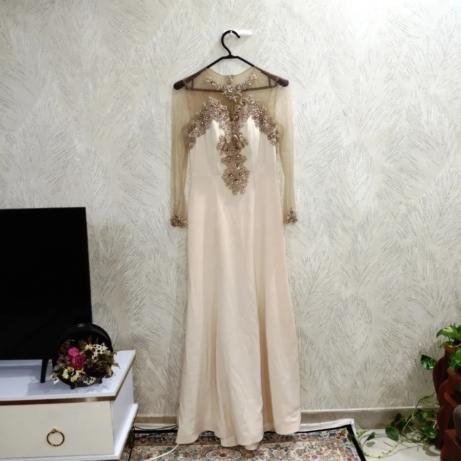 پیراهن مجلسی کار شده
