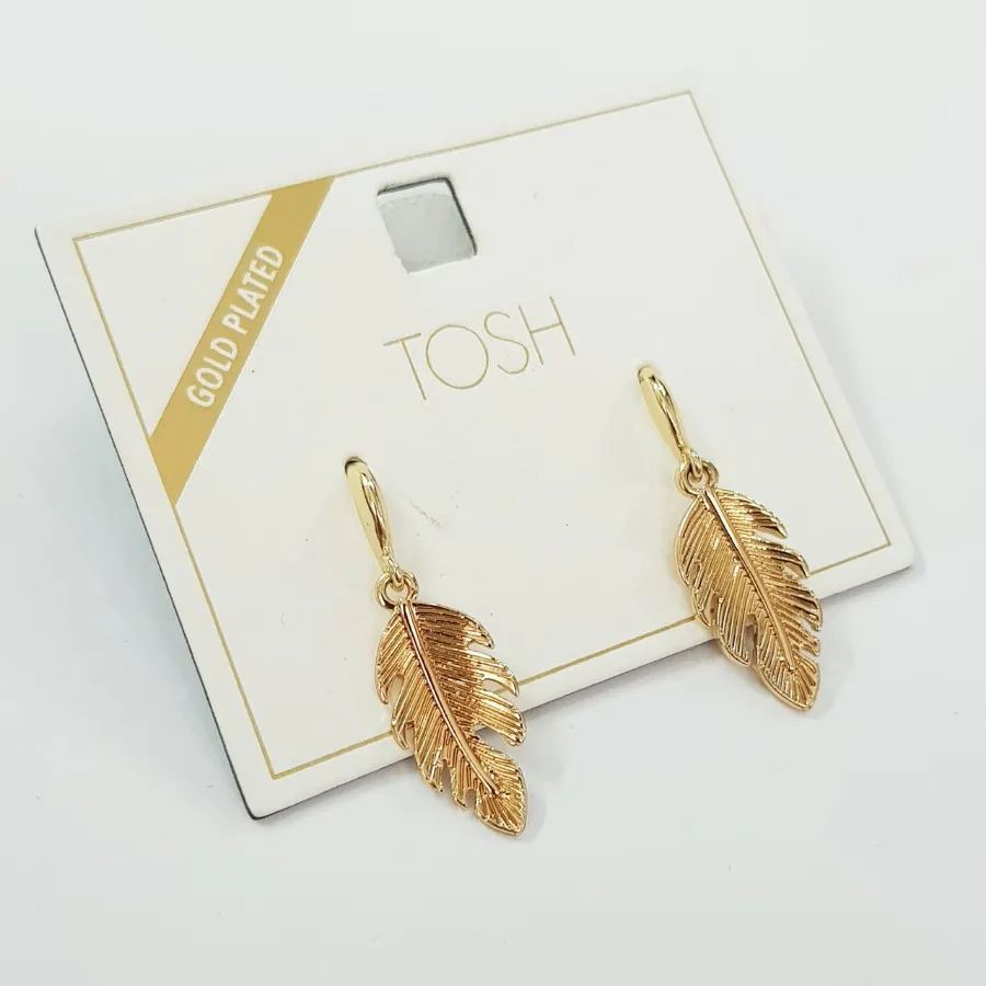 گوشواره آبکاری طلا Tosh