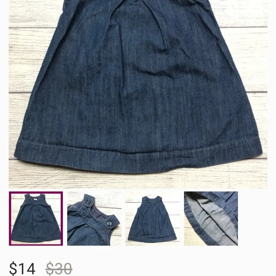سارافن جین بچگانه H&M