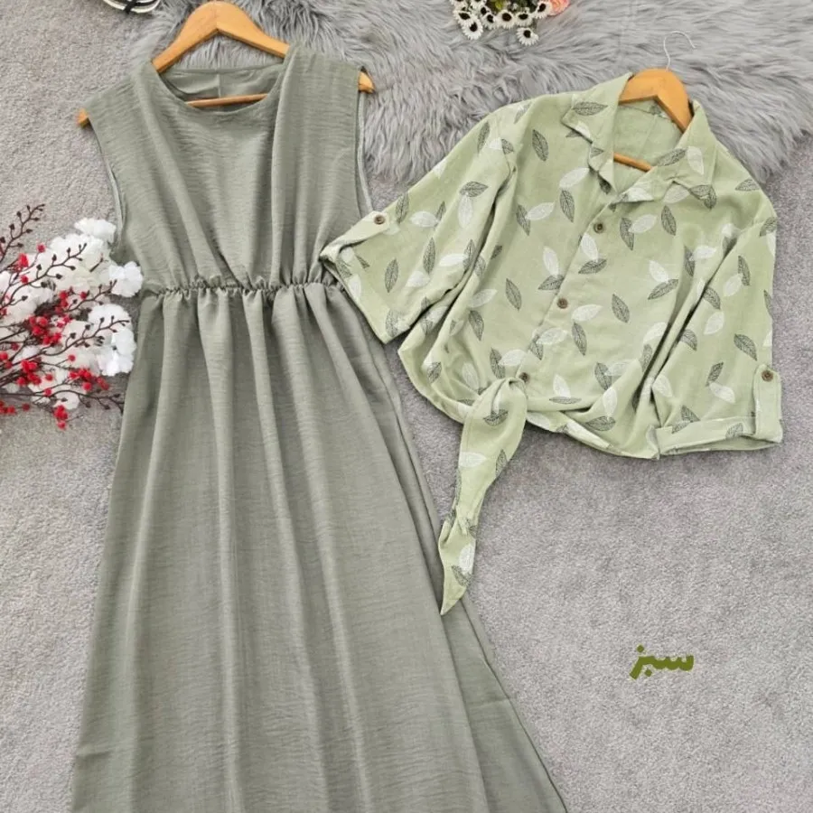 ست شومیز گره ای و سارافون