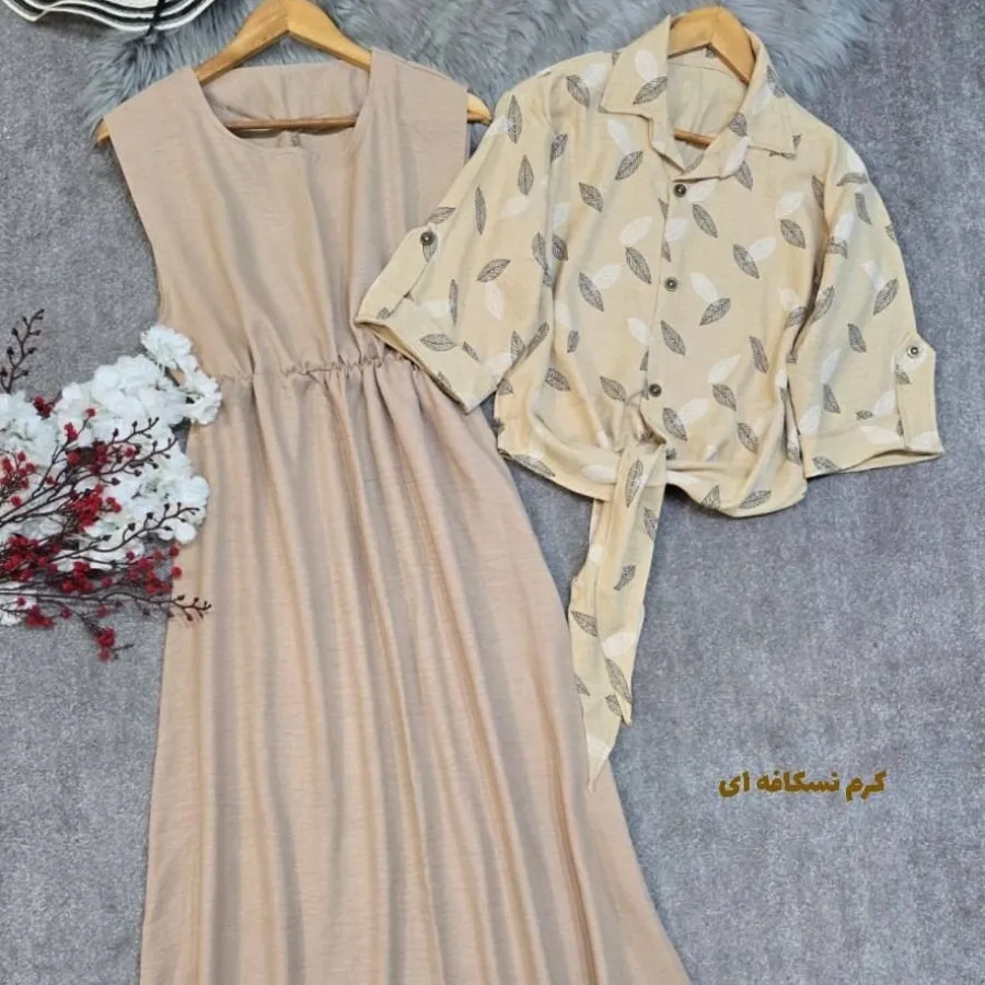 ست شومیز گره ای و سارافون