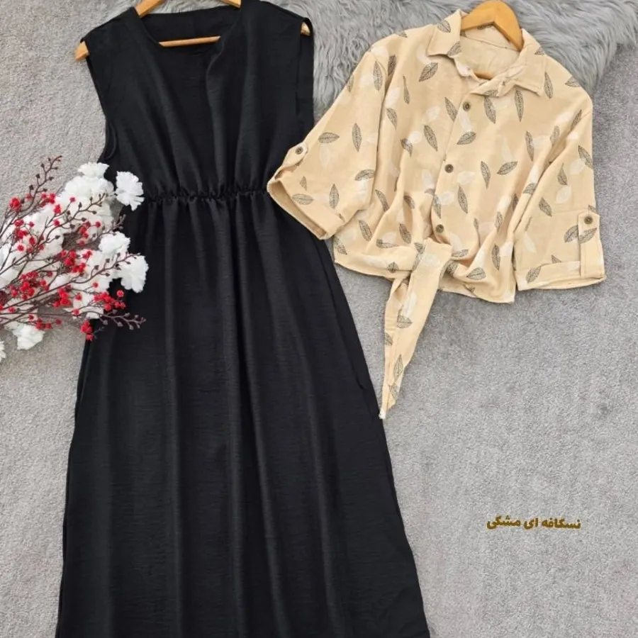 ست شومیز گره ای و سارافون