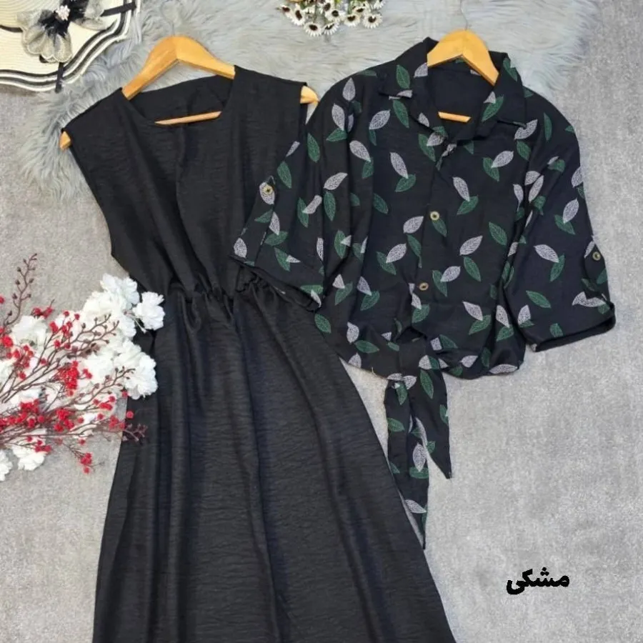 ست شومیز گره ای و سارافون