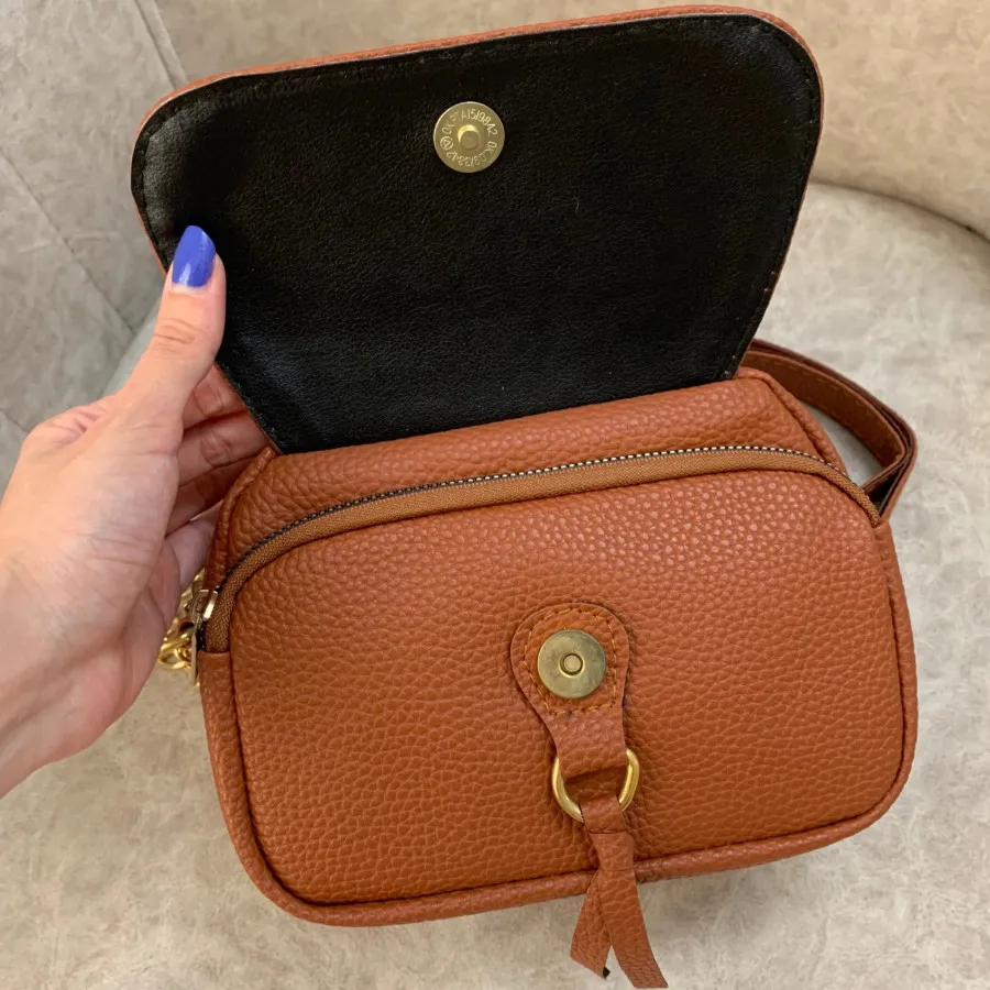 کیف چرم قهوه ای