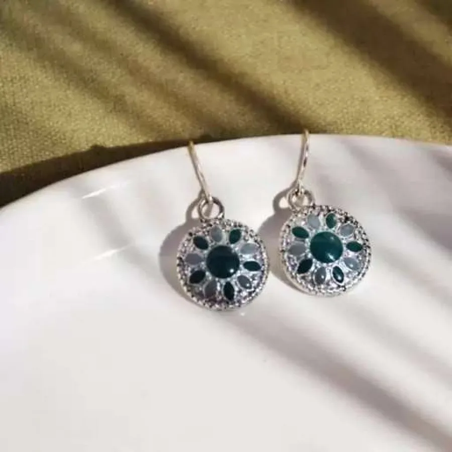 گوشواره مینا کاری