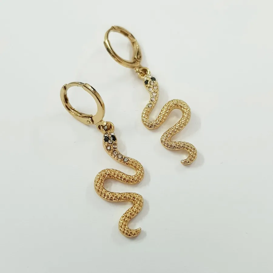 گوشواره ماری روکش طلا