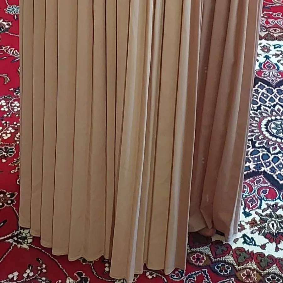 دامن پلیسه نسکافه ای روشن