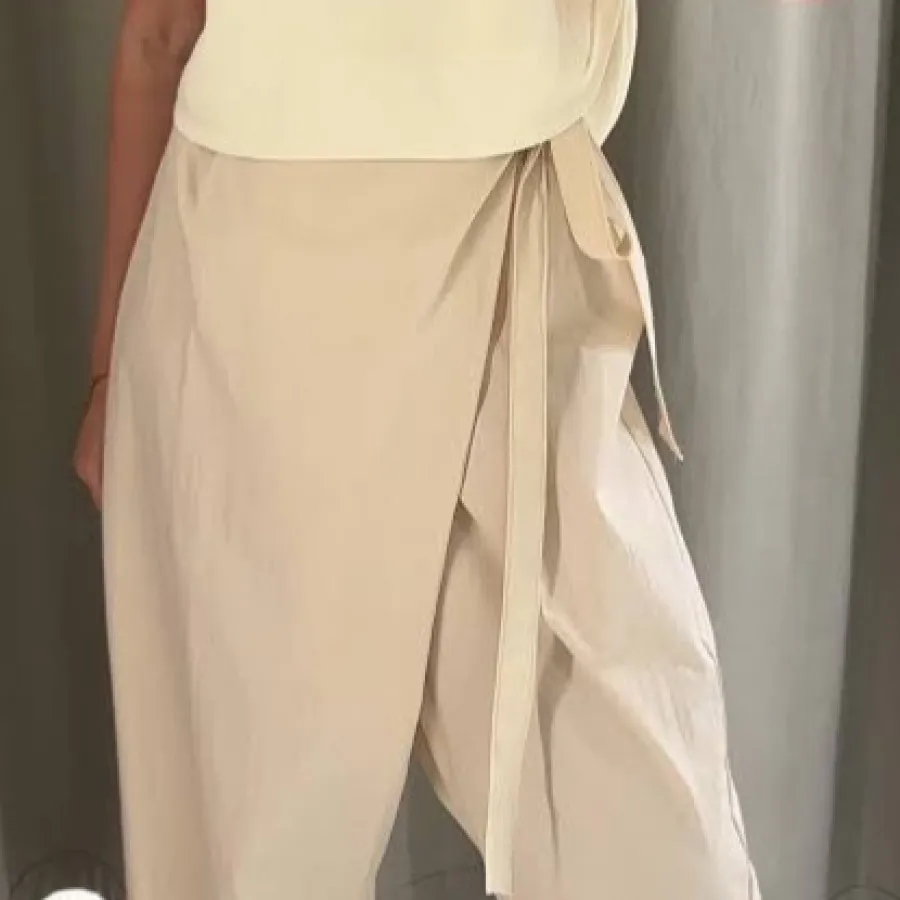 شلوار کرم زارا لارج