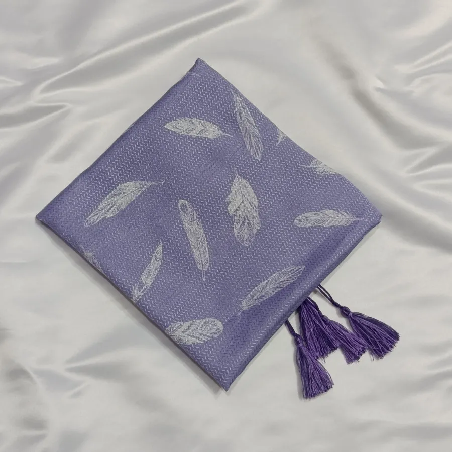 شال یاسی طرح پر