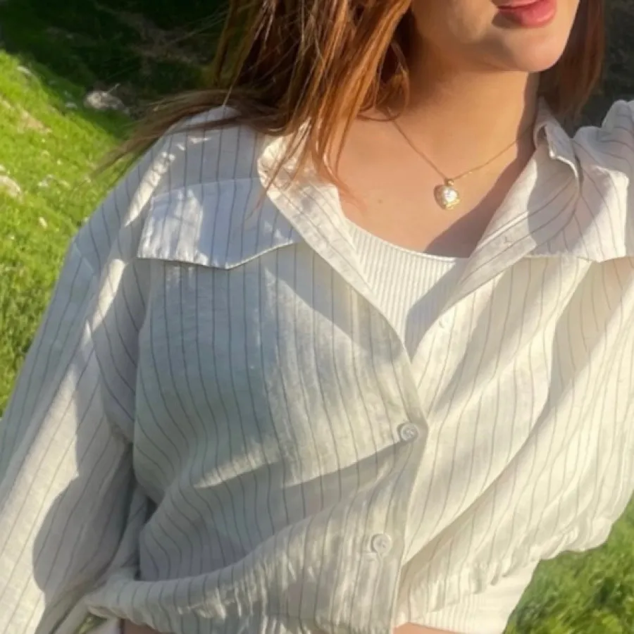 شومیز کوتاه پایین بند دار