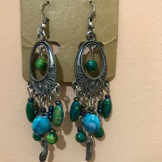 گوشواره آبی جذاب