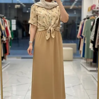 شومیز گره ای و دامن