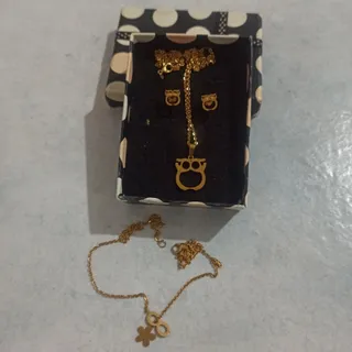 ست گردنبند و گوشواره