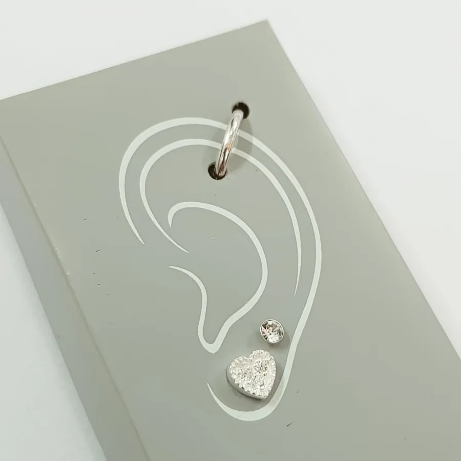 پک گوشواره گلگوش نقره 925