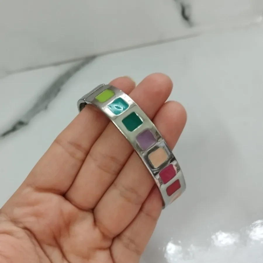 دستبند فلزی رنگی