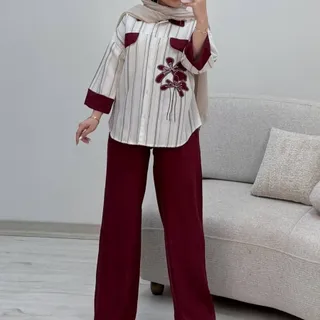 شومیز شلوار نوگل