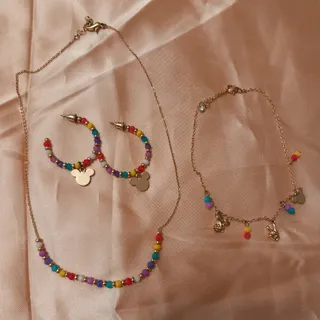 گردنبند گوشواره میکی موس