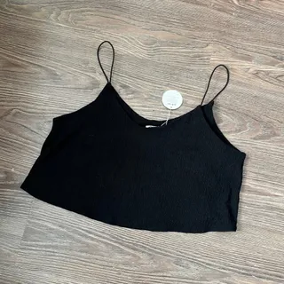 تاپ نیمتنه مشکی