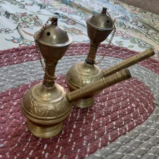 گلاب پاش برنجی آنتیک