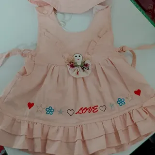 ست کلاه  و سرافون دخترانه