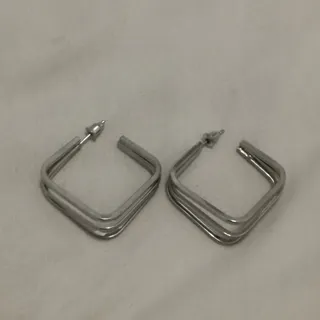 گوشواره نقره ای سه ردیف