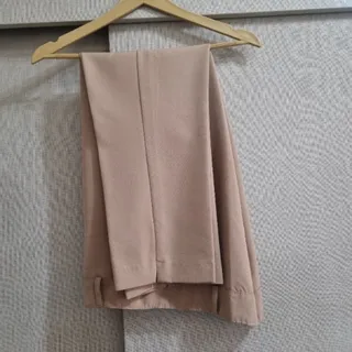 شلوار پارچه ای نخودی