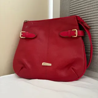 کیف و کفش مارال چرم قرمز