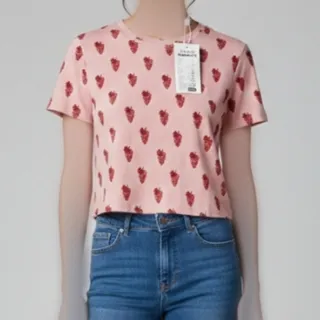 کراپ تیشرت H&M