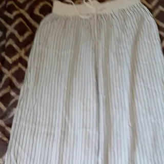 شلوار گشاد نخی کمر کش