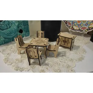 ست نهارخوری چوبی