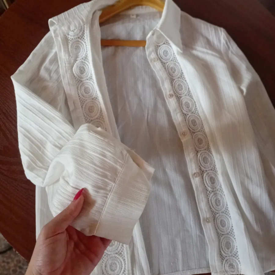 مانتو سفید تابستونی