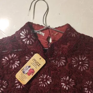 پیراهن مجلسی گیپور زرشکی