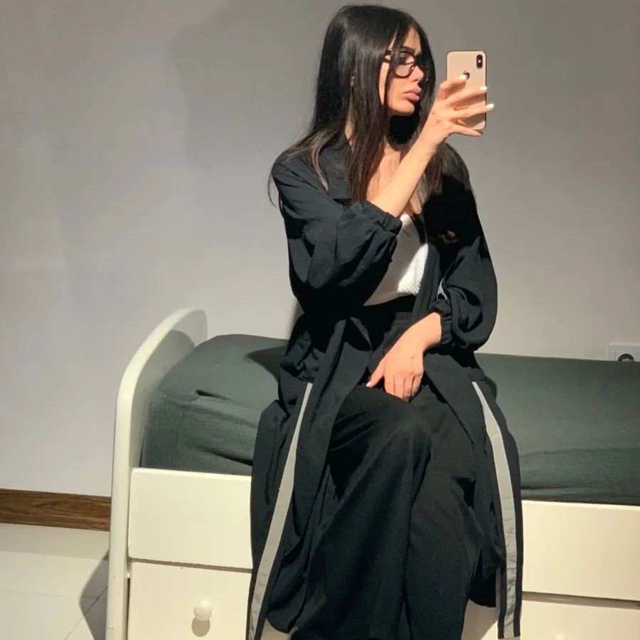 مانتو مشکی زنانه