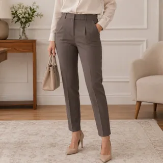 شلوار کتان کاغذی