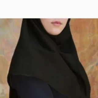 مقنعه تترون مشکی