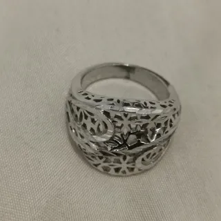 انگشتر نقره ای استیل 7 اچ