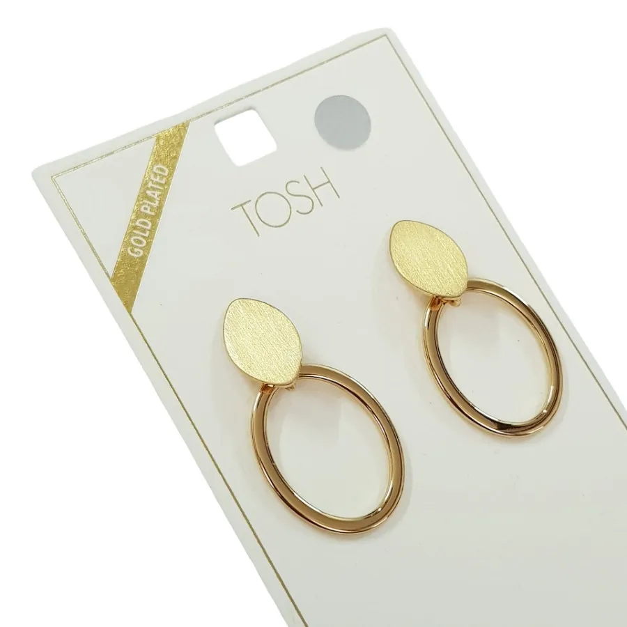 گوشواره روکش طلا Tosh