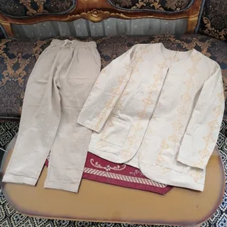 ست کت شلوار لنین نچرال