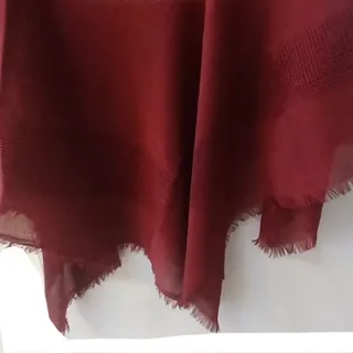 روسری نخی زرشکی