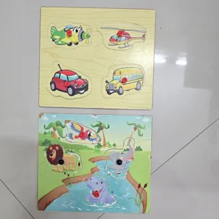 پازل چوبی پین دار