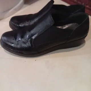 کفش چرم مشکی