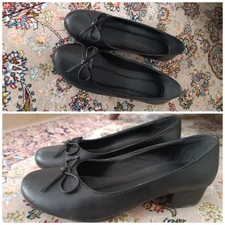 کفش عروسکی پاشنه سه سانت