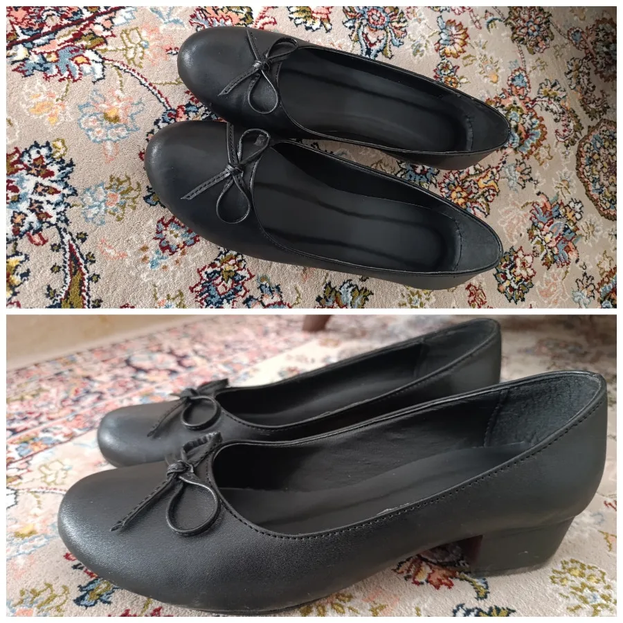 کفش عروسکی پاشنه سه سانت
