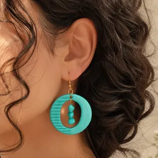 گوشواره فیروزه ایی