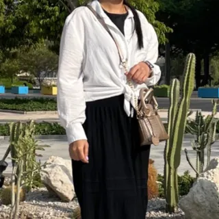 شومیز سفید مزونی