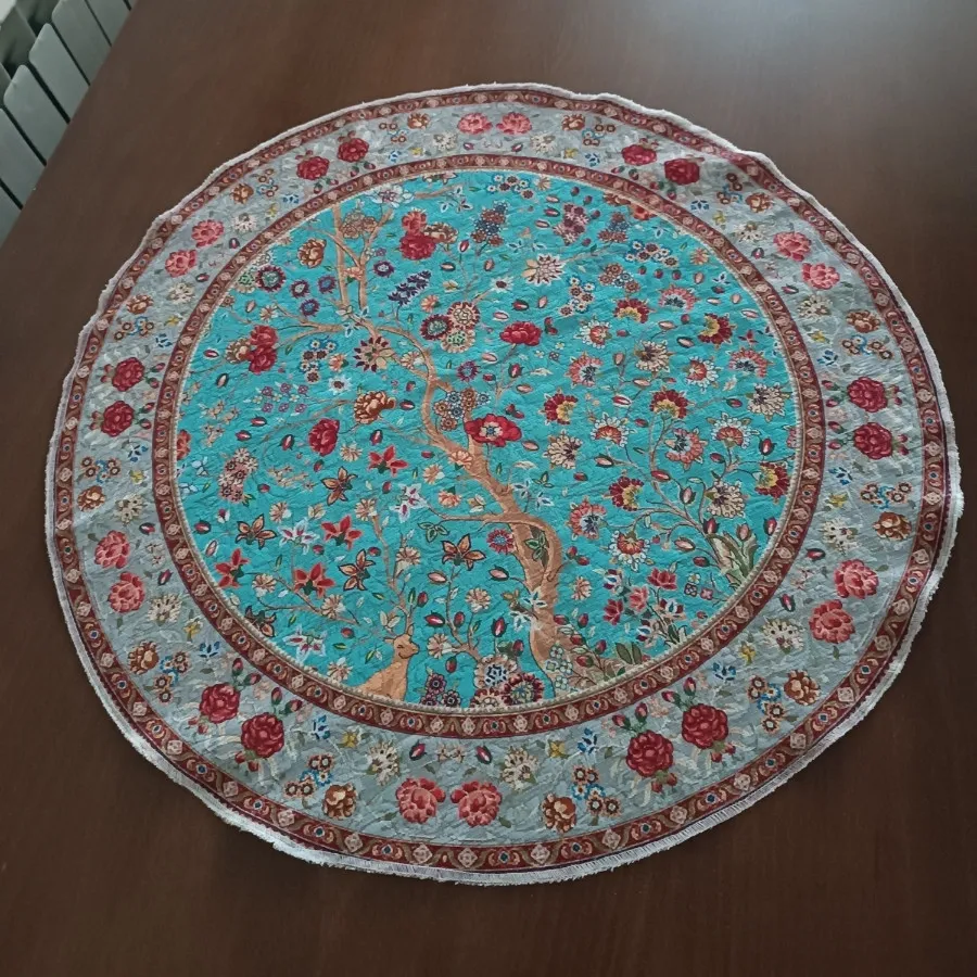 رومیزی سه عددی ابی فیروزه