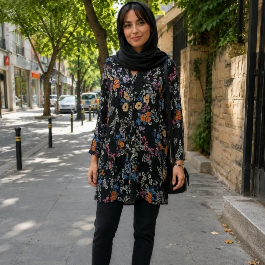 مانتو تابستانه نخی